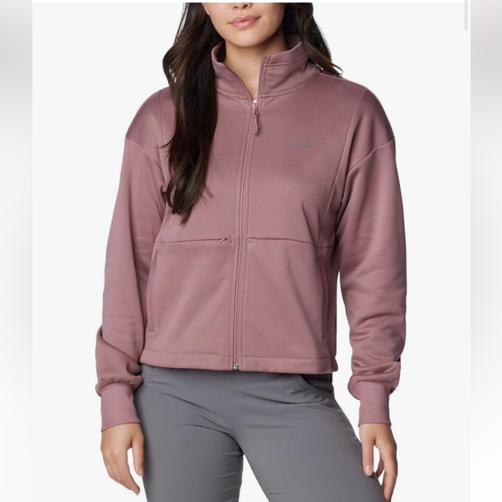 Columbia Fig (Pink) Boundless Trek Tech Full -  Zip Jacket